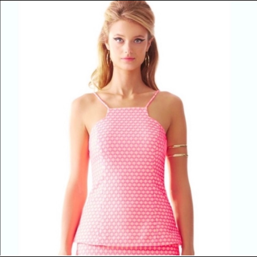 Lilly Pulitzer Pink Sleeveless Blouse